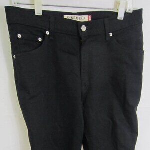 Levi Slim Tapered Black Jeans, sz. 12S